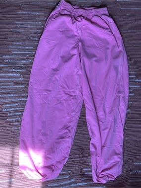 FP MOVEMENT / FREE PEOPLE. Hot Pink Elastic Waist Joggers